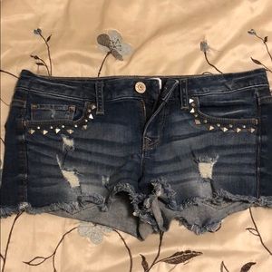 Express jean shorts for sale